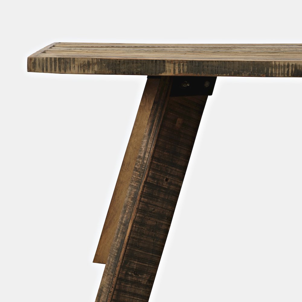 Reclamation 72" Rustic Reclaimed Solid Wood Dining Table. Picture 5