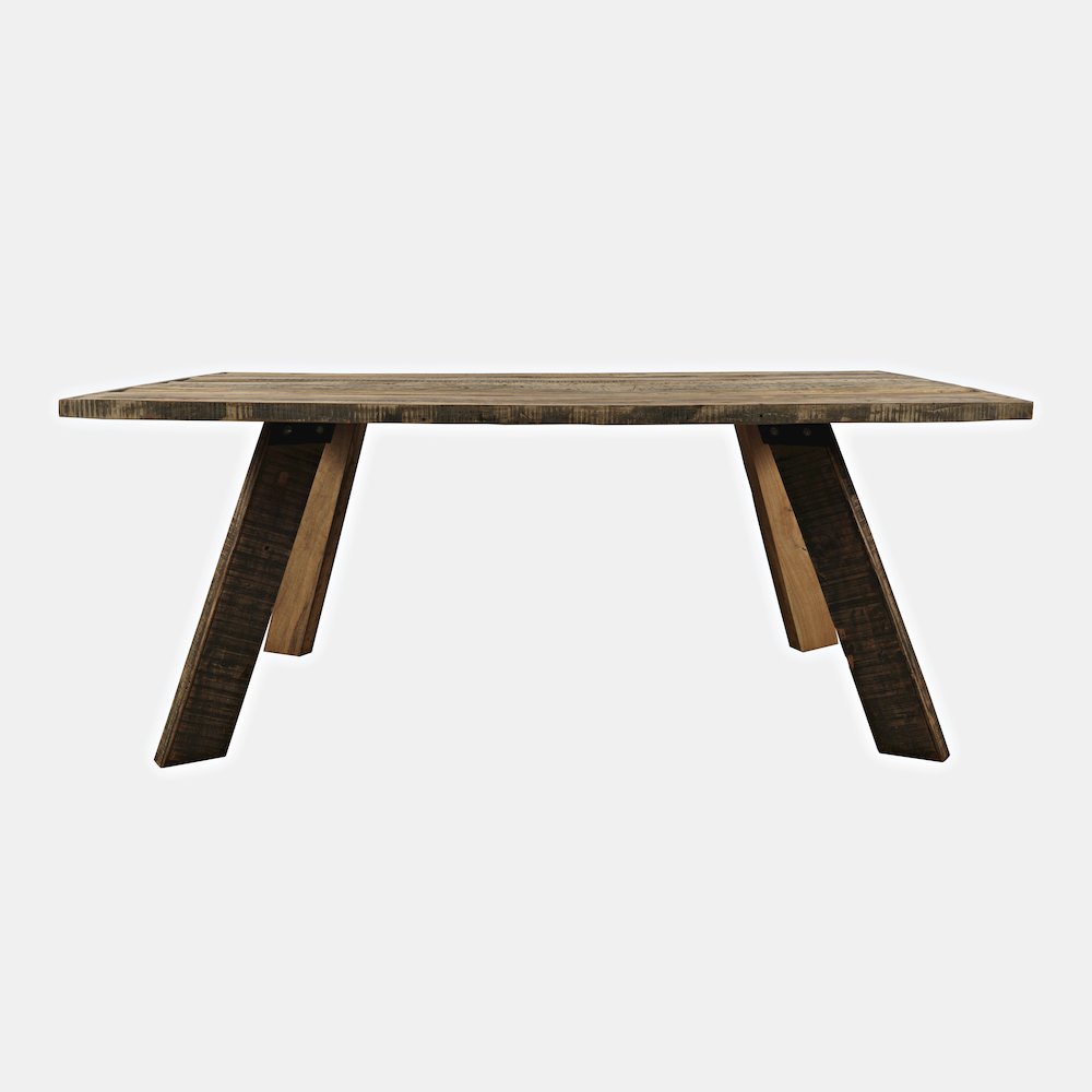 Reclamation 72" Rustic Reclaimed Solid Wood Dining Table. Picture 1