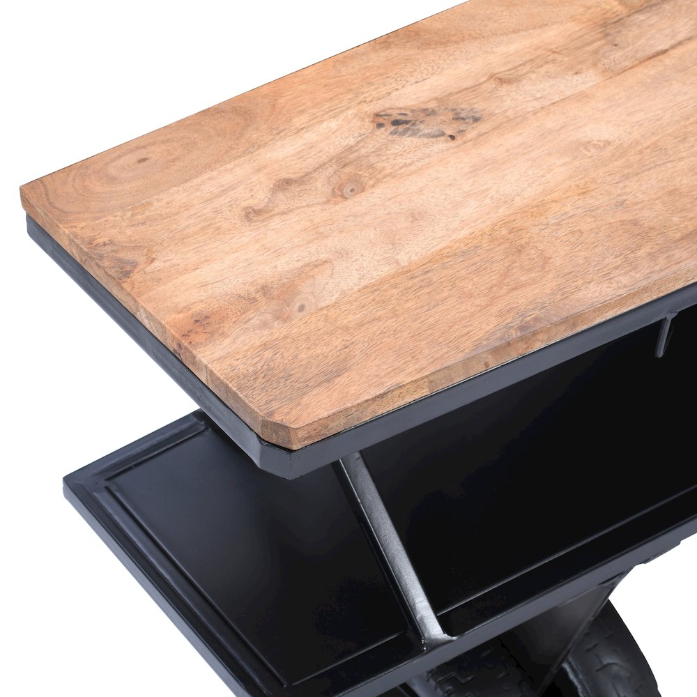 Maverick 72" Airplane Bar Aviator Lounge Console Table. Picture 5