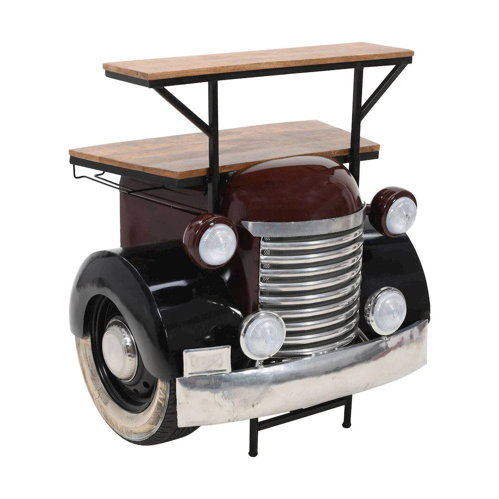 Glory Days Woody Vintage Car Console Table Home Bar. Picture 2