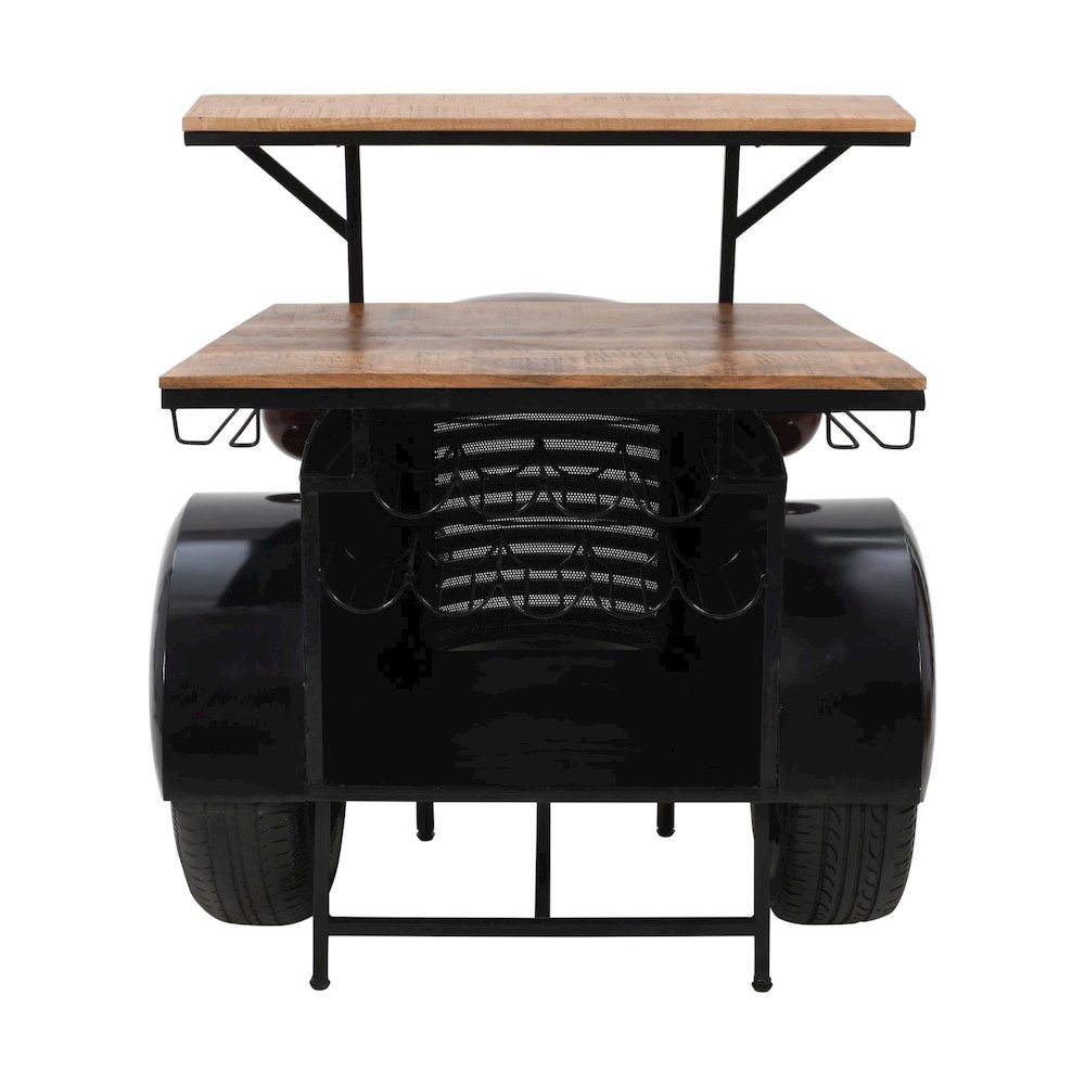 Glory Days Woody Vintage Car Console Table Home Bar. Picture 6