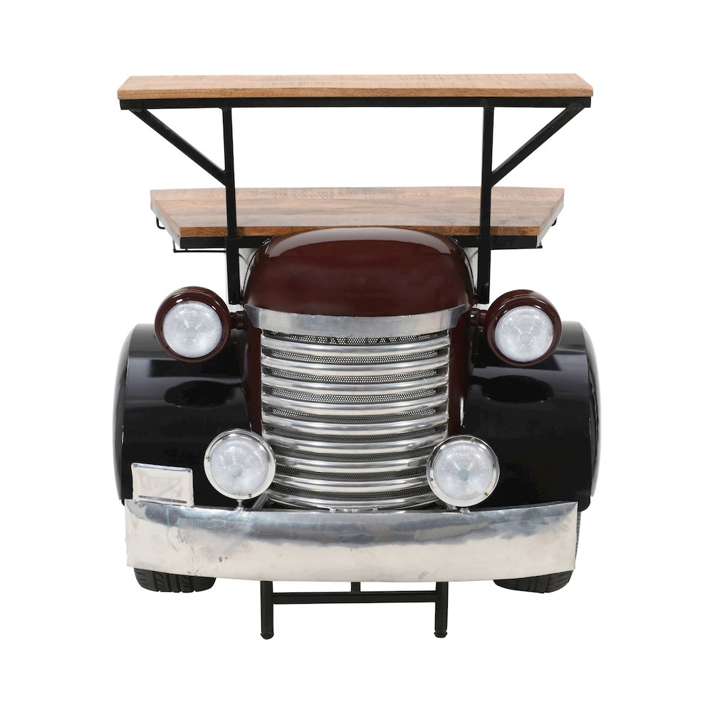 Glory Days Woody Vintage Car Console Table Home Bar. Picture 1