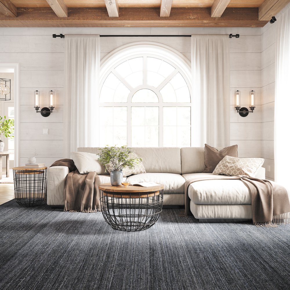 Global Archive Nested Storage Solid Wood and Metal Basket End Tables (Set of 2). Picture 11