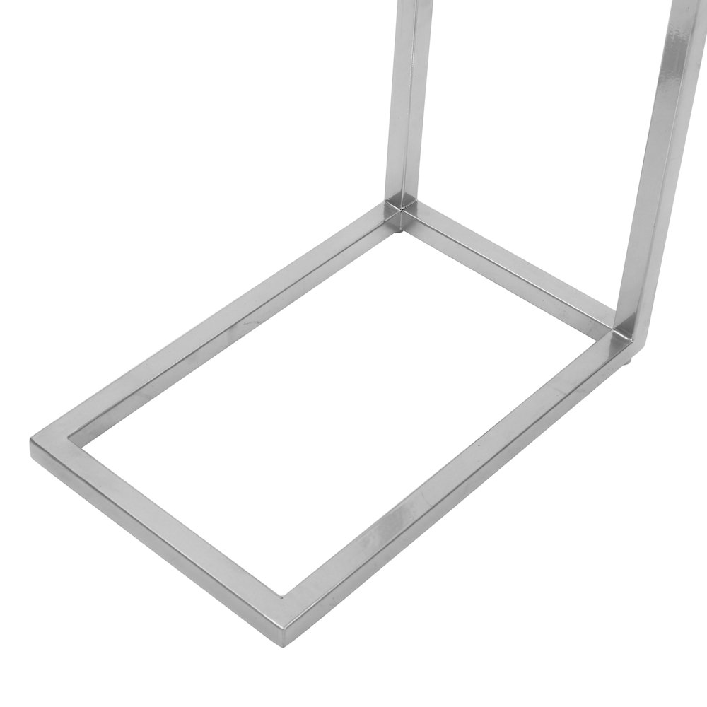 Aurora Solid Marble Modern Luxury Glam Accent C-Table (Set of 2). Picture 4