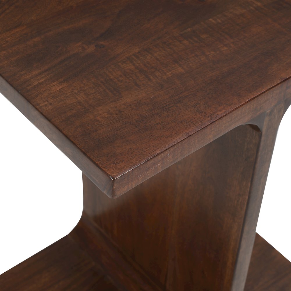 Idiom Solid Wood Modern Accent End I-Table. Picture 3