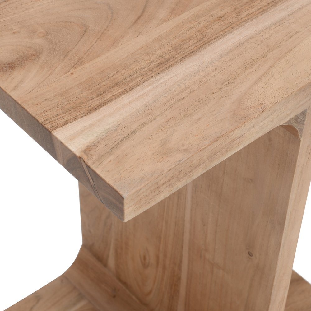 Idiom Solid Wood Modern Accent End I-Table. Picture 3