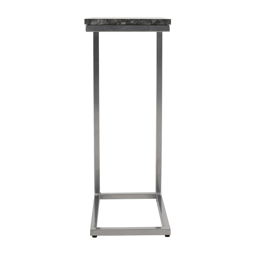 Aurora Solid Marble Modern Luxury Glam Accent C-Table (Set of 2). Picture 7