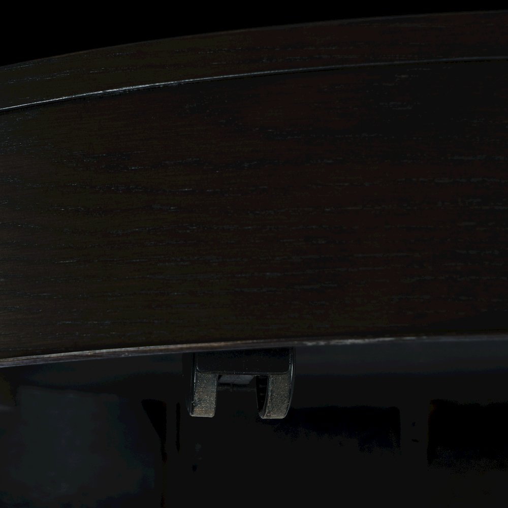 Mid-Century Modern Floating Sculpture Round Layered Coffee Table. Picture 5