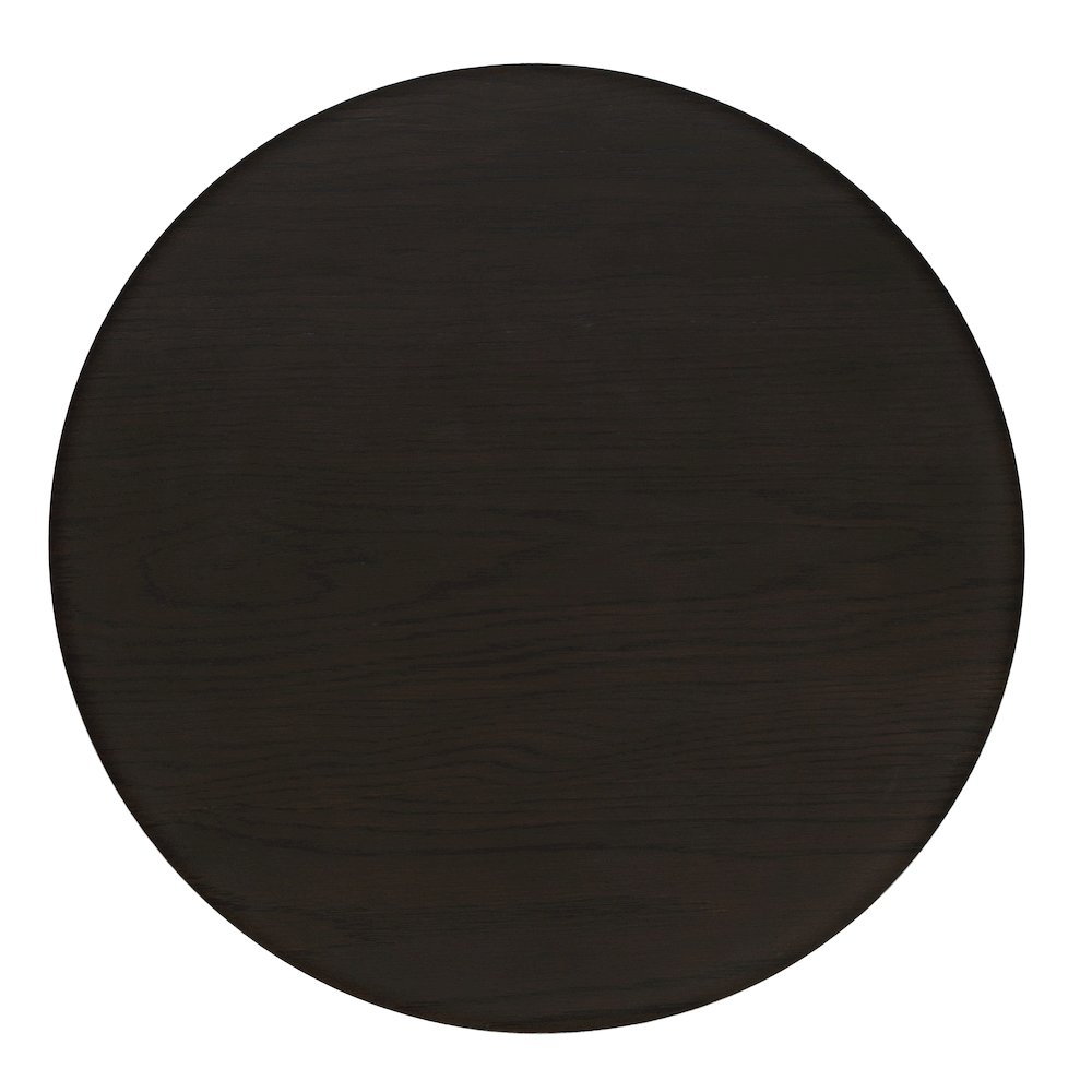 Brix Mid-Century Modern Floating Sculpture Layered Round End Table. Picture 5