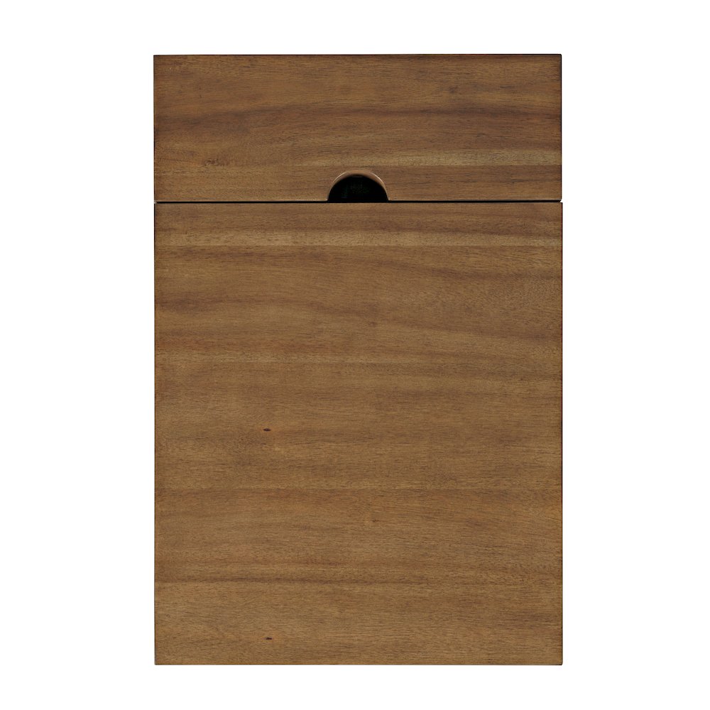 Claremont Transitional Rustic Wood USB Charging End Table with Storage. Picture 6