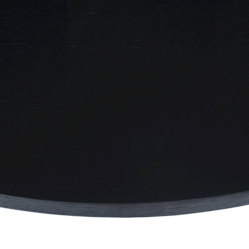 Auden 48" Round Counter Height Mid-Century Modern Fluted Pedestal Dining Table. Picture 4