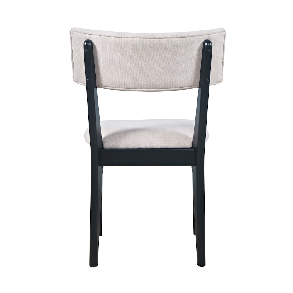 Beck Contemporary Upholstered Split Back Dining Chair (Set of 2). Picture 7