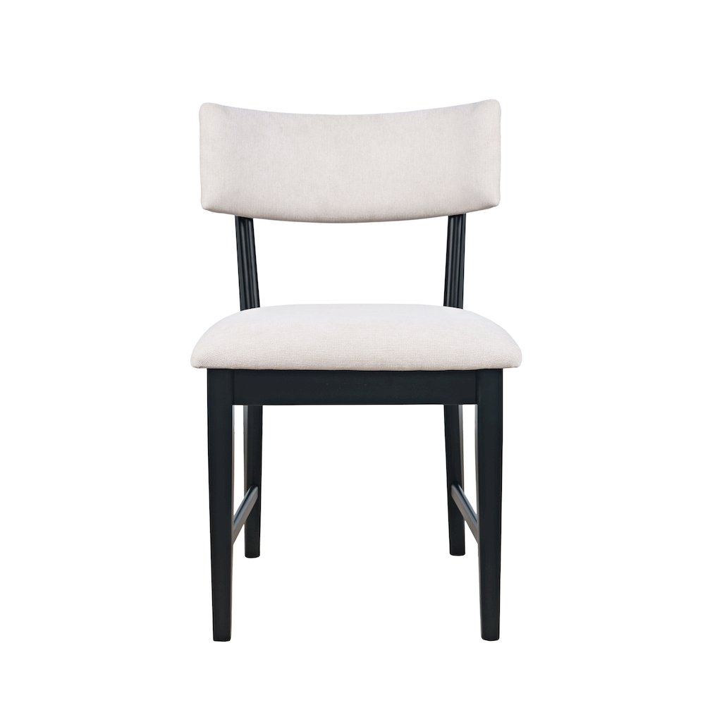 Beck Contemporary Upholstered Split Back Dining Chair (Set of 2). Picture 2