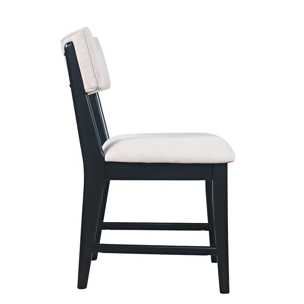 Beck Contemporary Upholstered Split Back Dining Chair (Set of 2). Picture 5