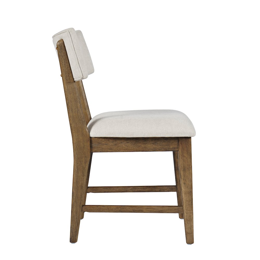 Beck Contemporary Upholstered Split Back Dining Chair (Set of 2). Picture 5