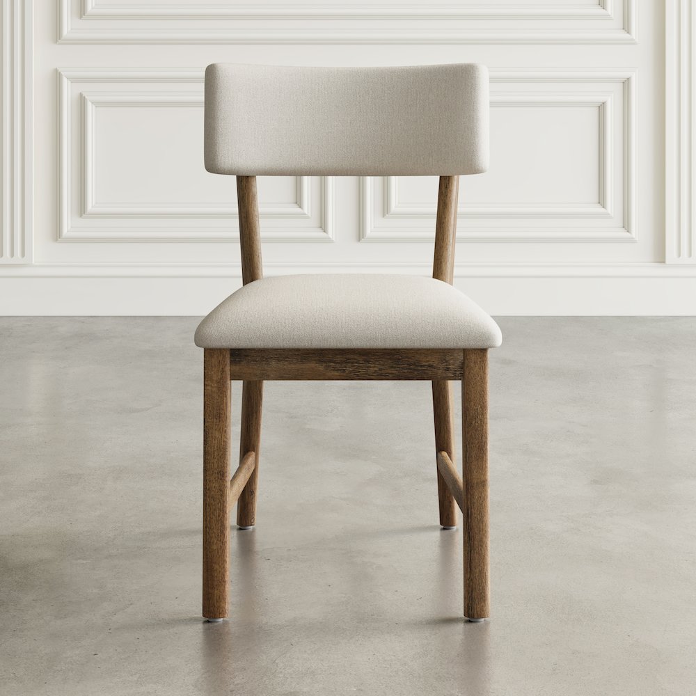 Beck Contemporary Upholstered Split Back Dining Chair (Set of 2). Picture 9