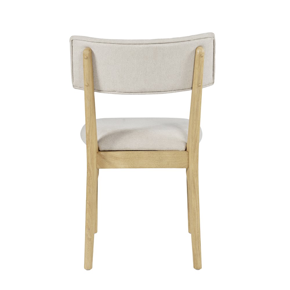 Beck Contemporary Upholstered Split Back Dining Chair (Set of 2). Picture 7