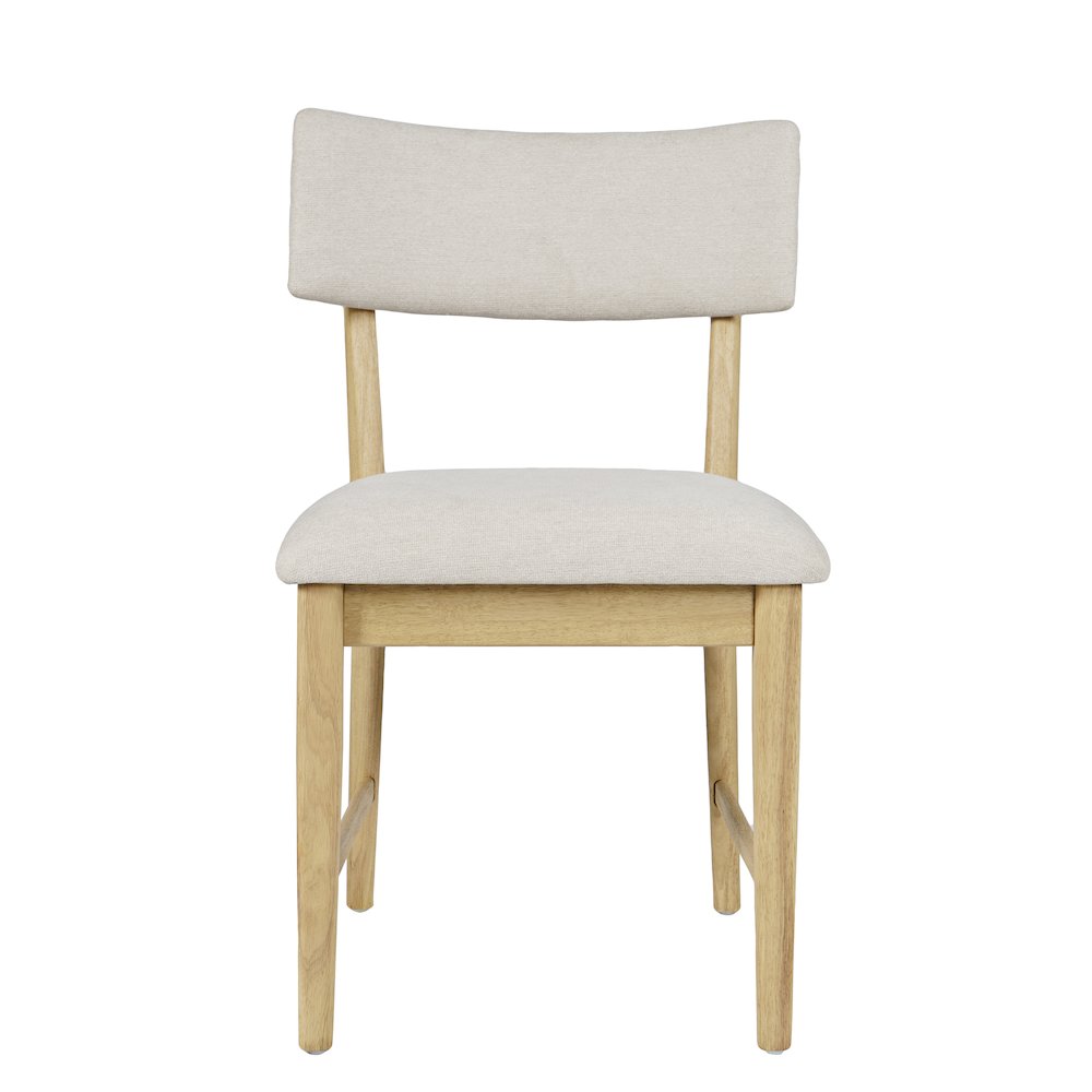 Beck Contemporary Upholstered Split Back Dining Chair (Set of 2). Picture 2