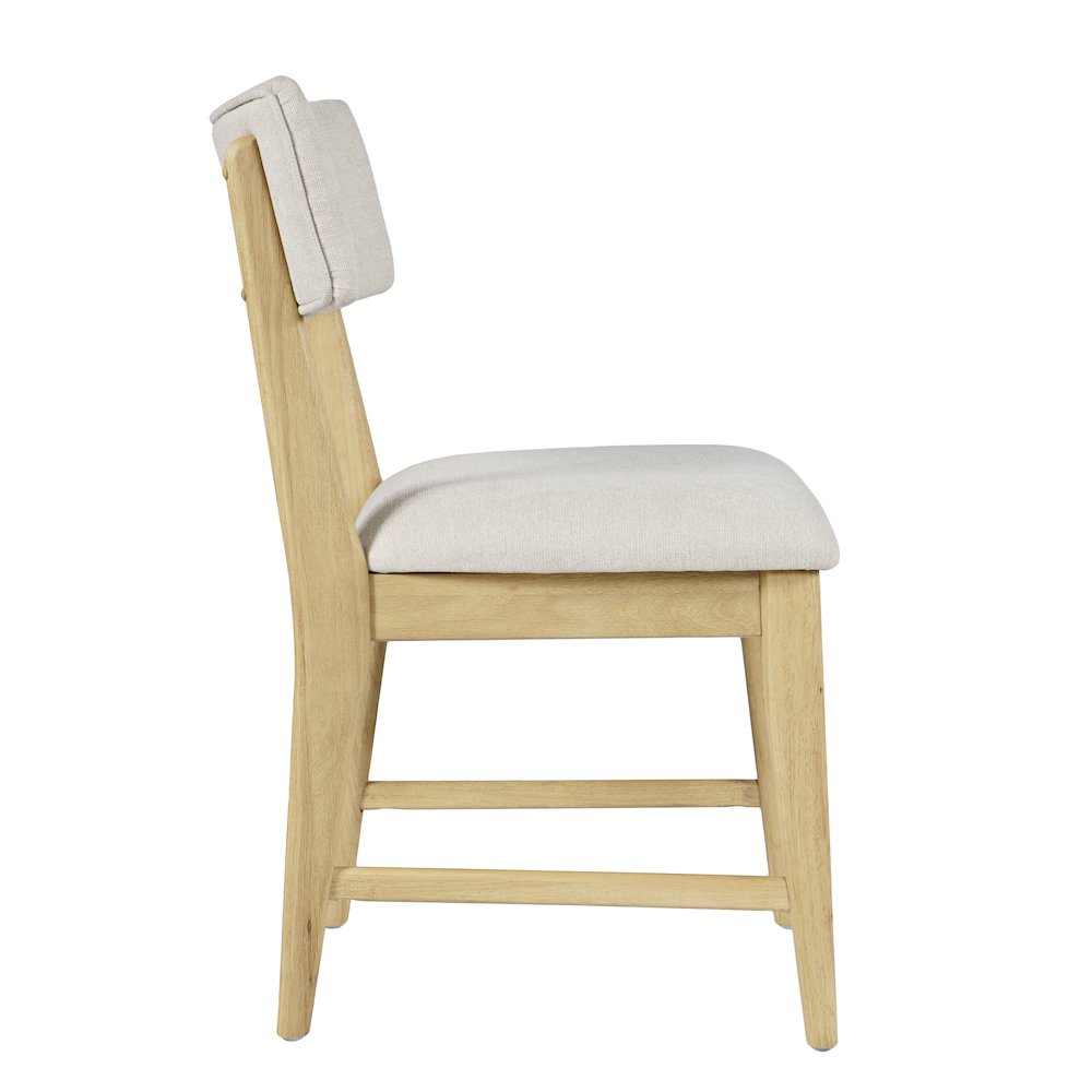 Beck Contemporary Upholstered Split Back Dining Chair (Set of 2). Picture 5