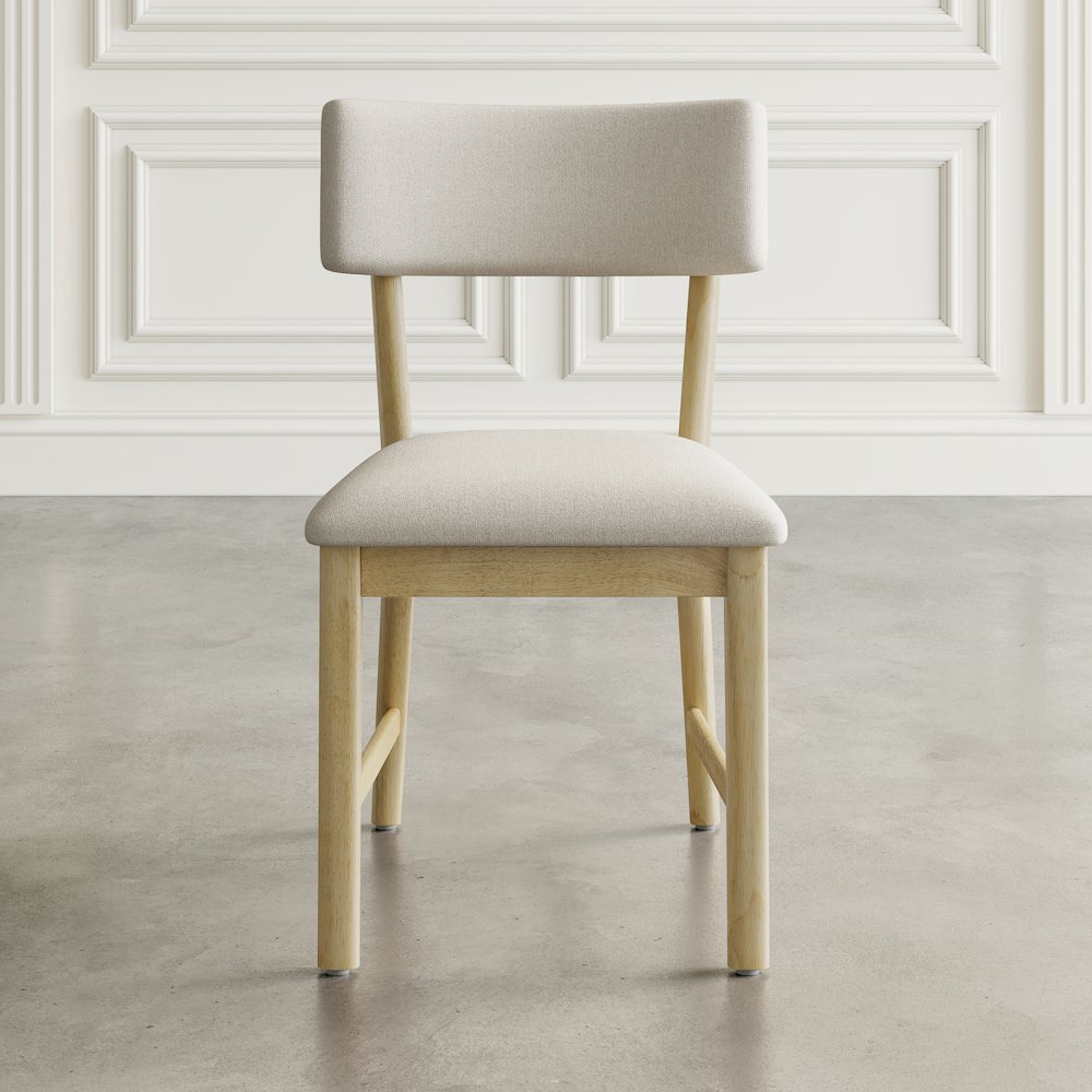 Beck Contemporary Upholstered Split Back Dining Chair (Set of 2). Picture 9