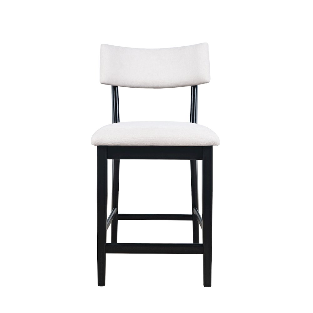 Beck Contemporary Upholstered Split Back Counter Stool - Set of 2. Picture 1