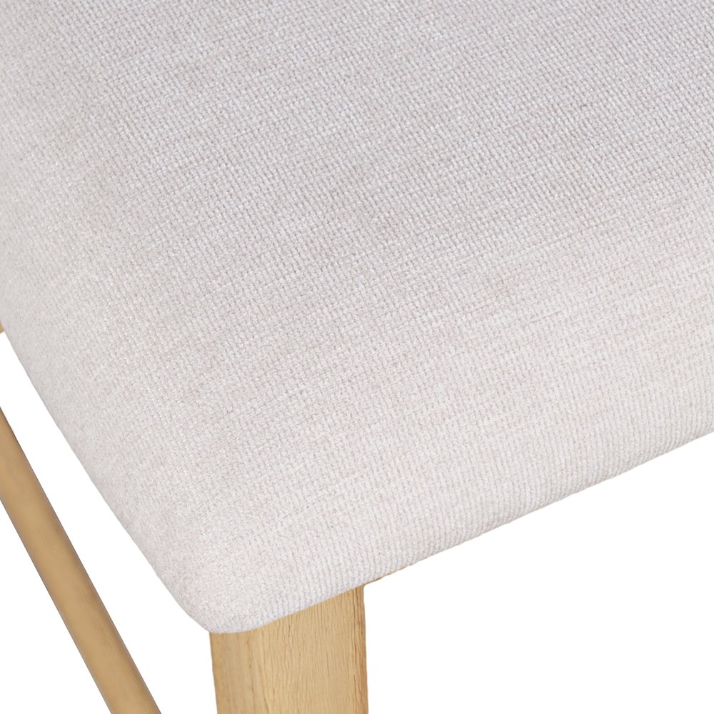 Beck Contemporary Upholstered Split Back Counter Stool - Set of 2. Picture 4