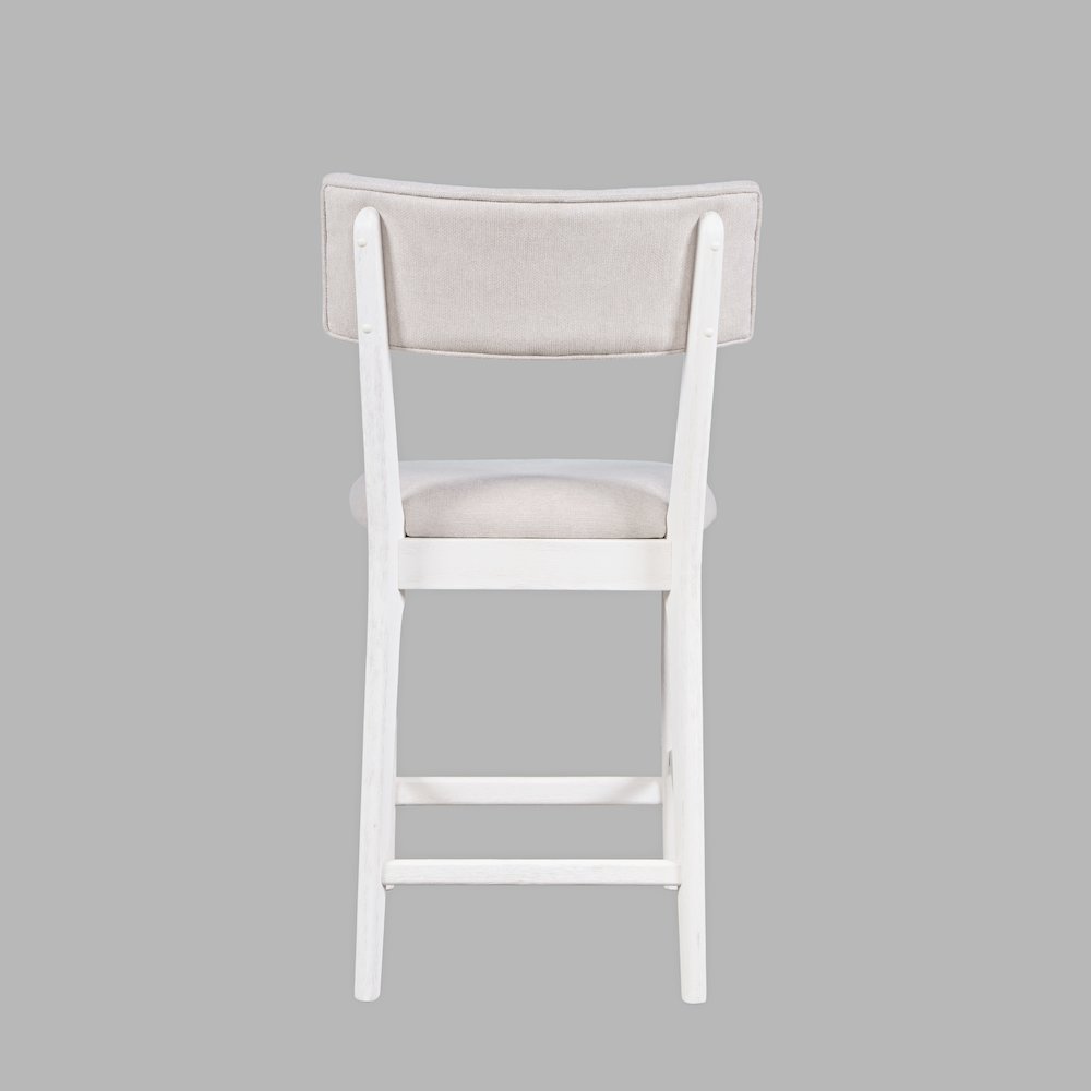 Beck Contemporary Upholstered Split Back Counter Stool - Set of 2. Picture 6