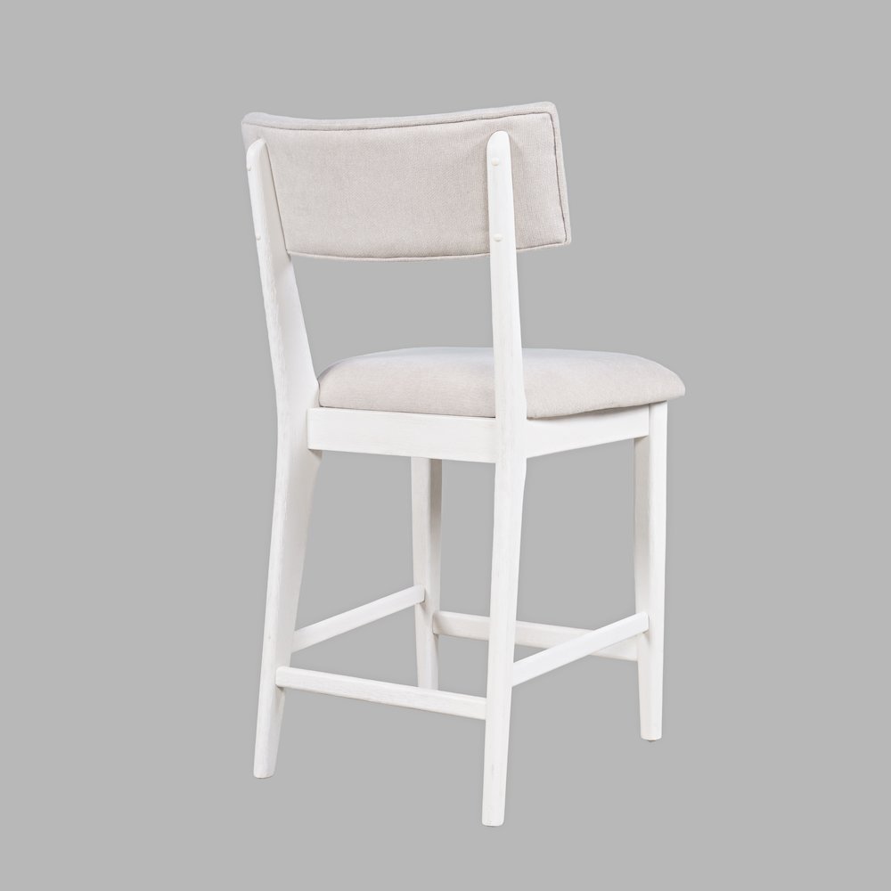 Beck Contemporary Upholstered Split Back Counter Stool - Set of 2. Picture 5