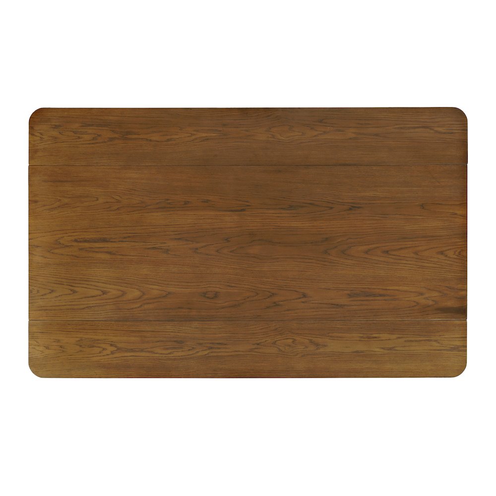 Bowie 66" Harvest Mid-Century Modern Drop-Leaf Dining Table. Picture 5