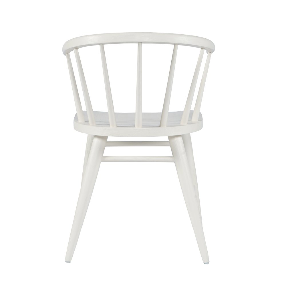 Fitz Traditional Solid Wood Curved Back Spindle Dining Chair (Set of 2). Picture 7