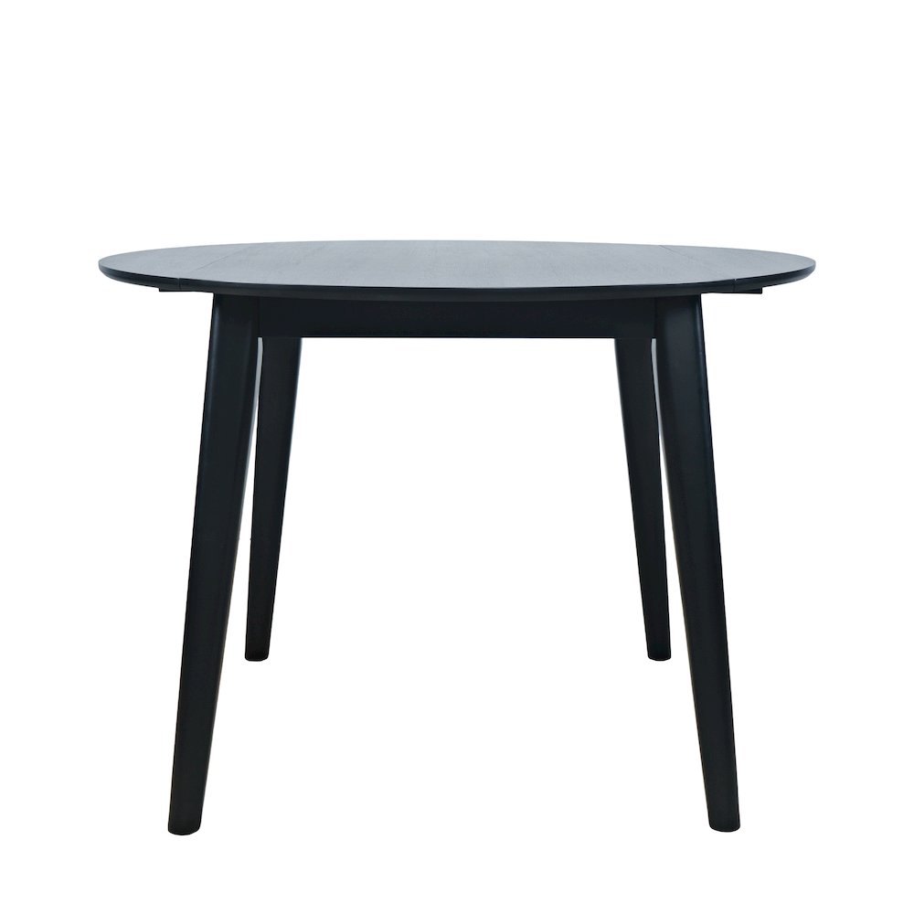 Percy 42" Contemporary Round Drop-Leaf Dining Table. Picture 1