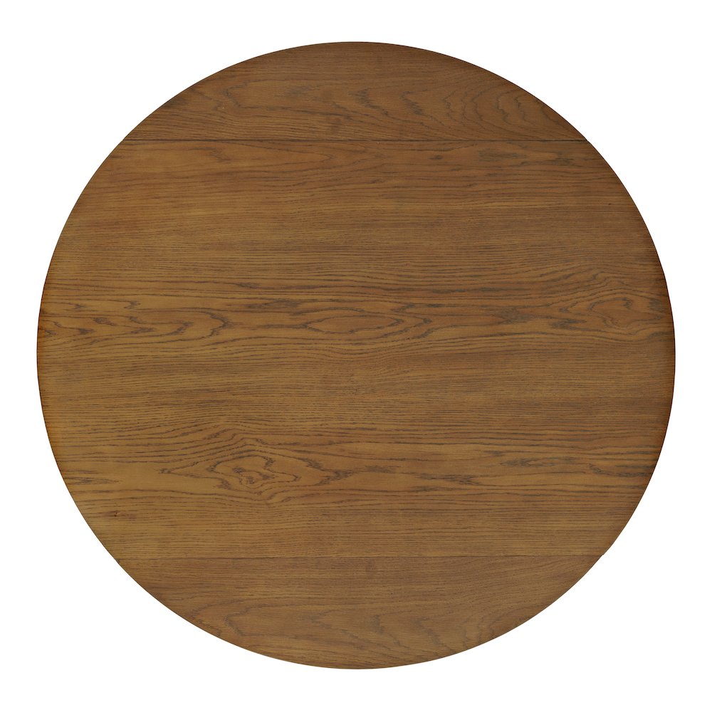 Percy 42" Contemporary Round Drop-Leaf Dining Table. Picture 5