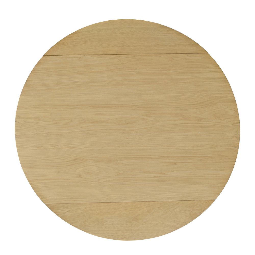 Percy 42" Contemporary Round Drop-Leaf Dining Table. Picture 5