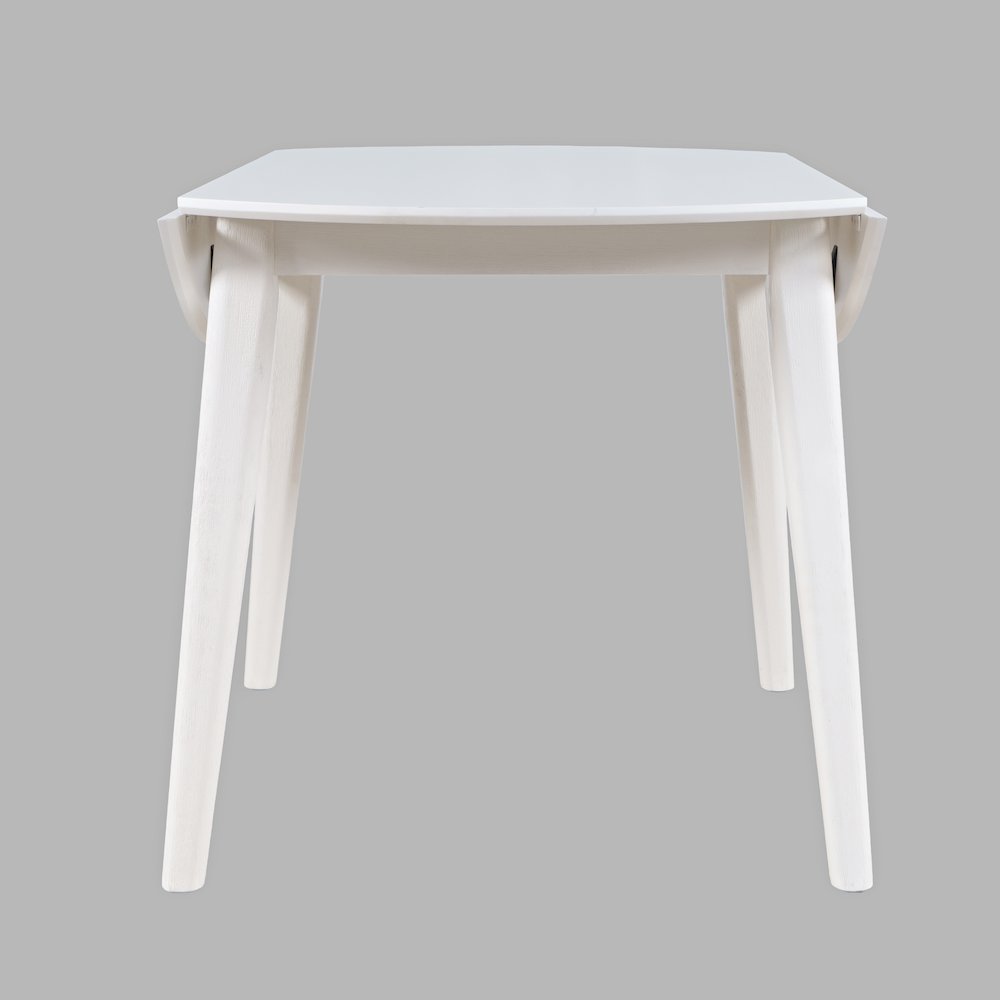 Percy 42" Contemporary Round Drop-Leaf Dining Table. Picture 5