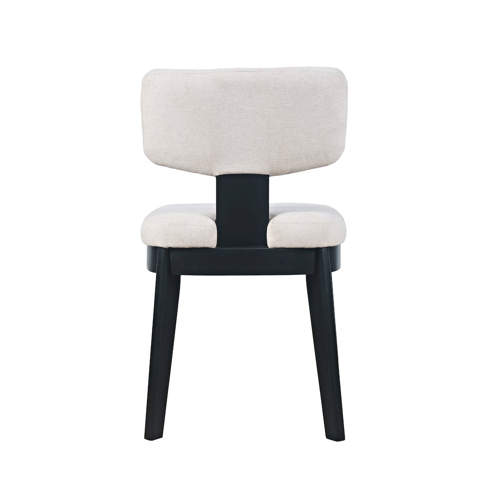 Tate Mid-Century Modern Split Back Upholstered Dining Chair (Set of 2). Picture 7