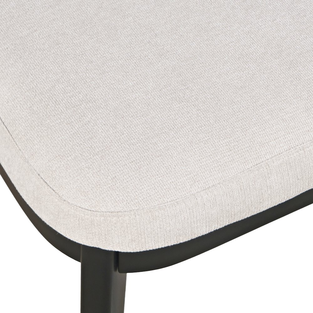 Tate Mid-Century Modern Split Back Upholstered Dining Chair (Set of 2). Picture 4