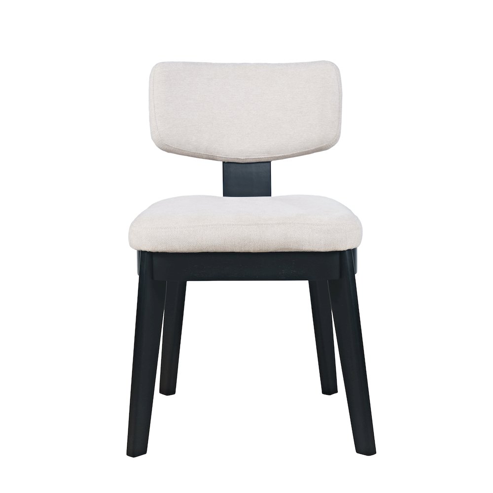 Tate Mid-Century Modern Split Back Upholstered Dining Chair (Set of 2). Picture 1