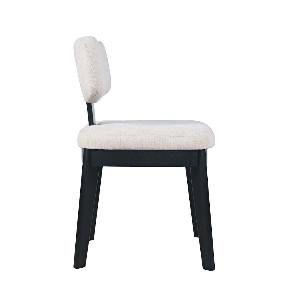Tate Mid-Century Modern Split Back Upholstered Dining Chair (Set of 2). Picture 6