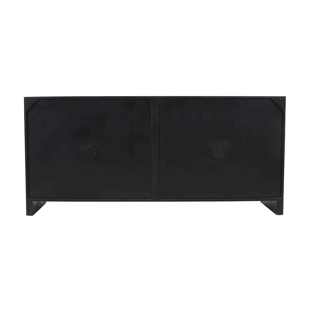 Archimedes 70" Curved Arch Four Door Sideboard Storage Cabinet. Picture 4