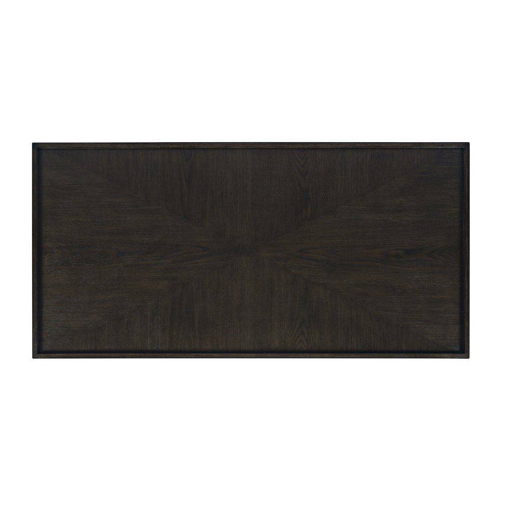 Laurel Creek Modern Contemporary 52" Block Coffee Table with Hidden Casters. Picture 6