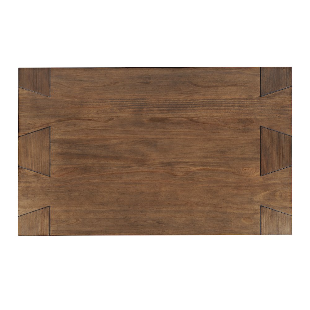 Taos Modern Rustic 52" Dovetailed Coffee Table. Picture 6
