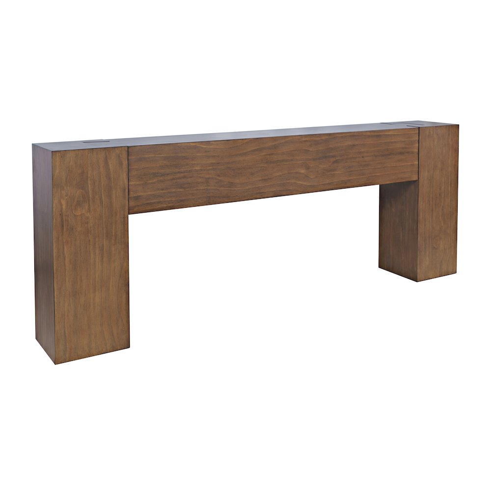 Taos Modern Rustic 79" Dovetailed Sofa Console Table. Picture 2