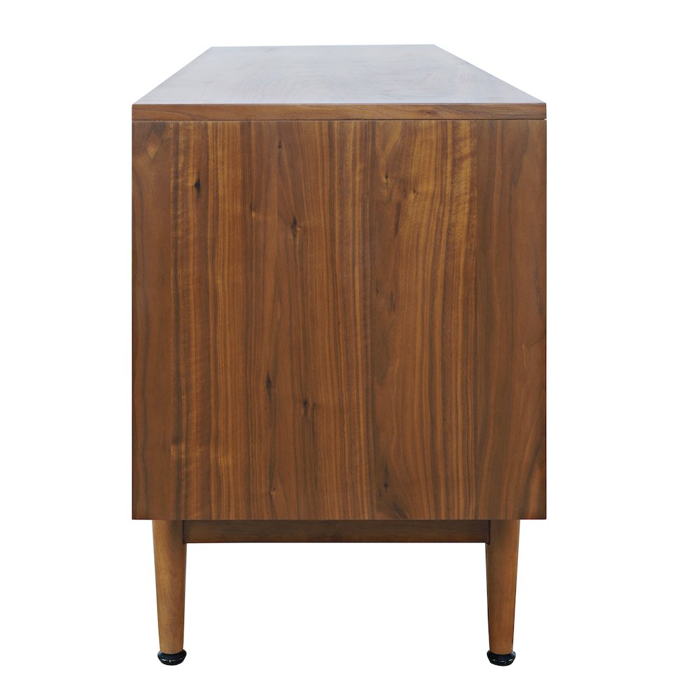 Olson 57" Mid-Century Modern Scandinavian Console TV Stand Storage Cabinet. Picture 5