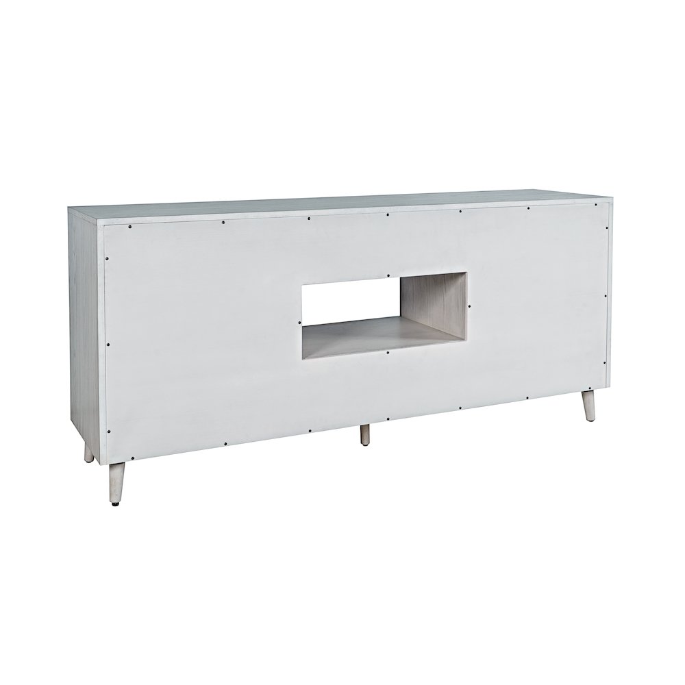 Reece 60" Mid-Century Modern Starburst TV Stand Console Storage Cabinet. Picture 7