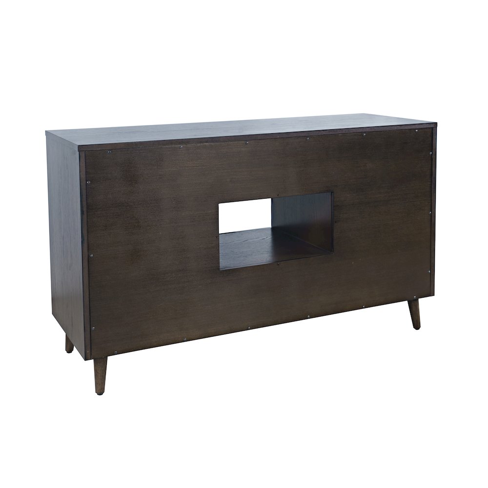 Reece 50" Mid-Century Modern Starburst TV Stand Console Storage Cabinet. Picture 7