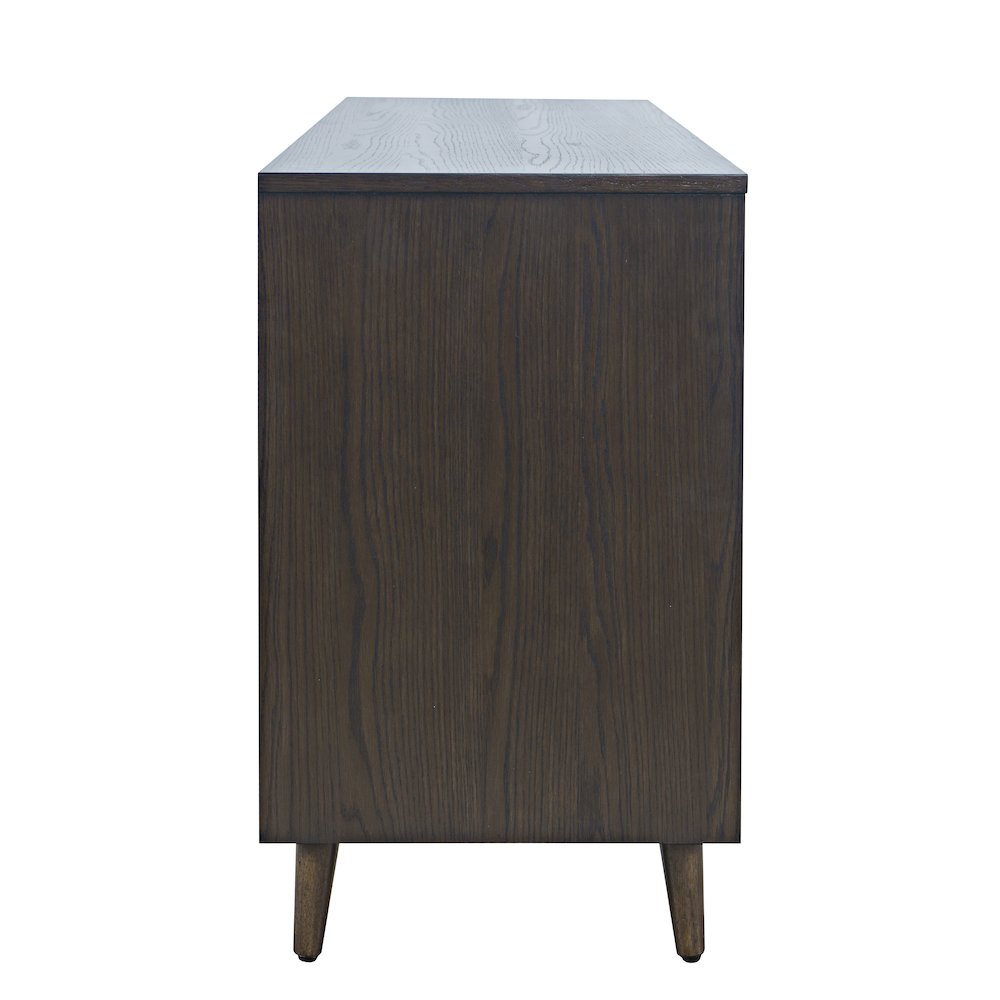 Reece 50" Mid-Century Modern Starburst TV Stand Console Storage Cabinet. Picture 5