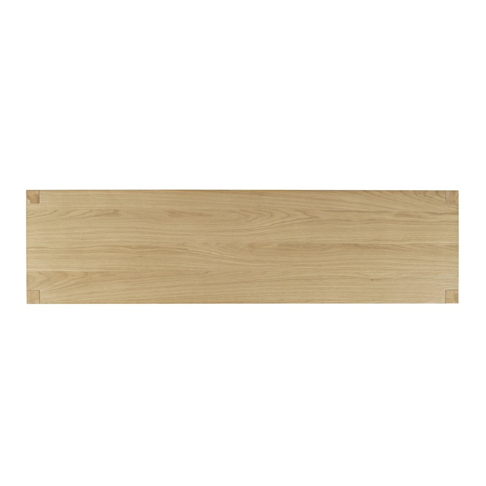70" Contemporary Media Console with Tempered Glass Doors, Drawers and Shelves. Picture 6