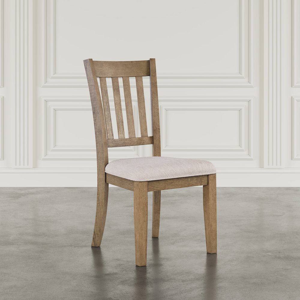Brentwood Modern Transitional Slatback Dining Chair - Set of 2. Picture 10