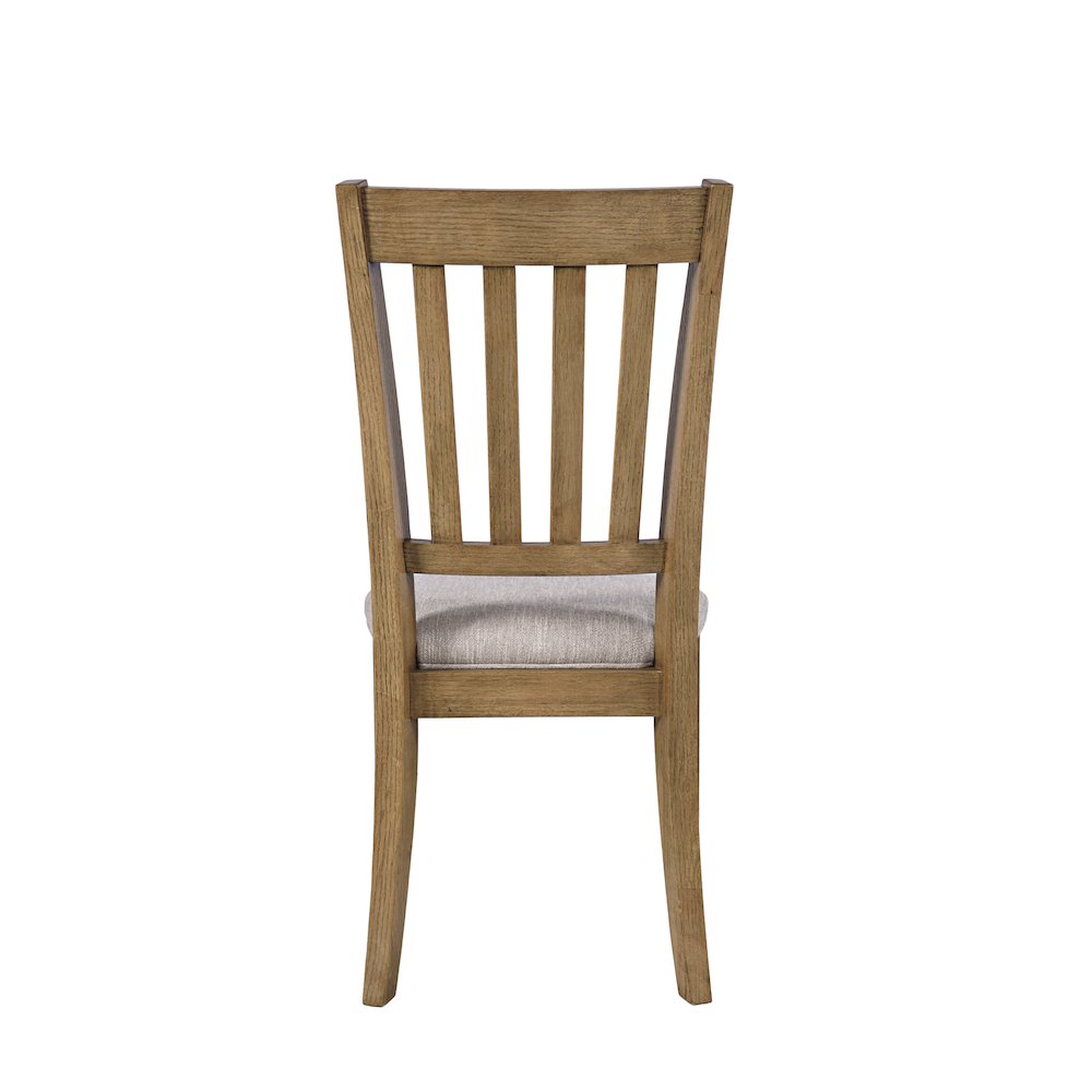 Brentwood Modern Transitional Slatback Dining Chair - Set of 2. Picture 7