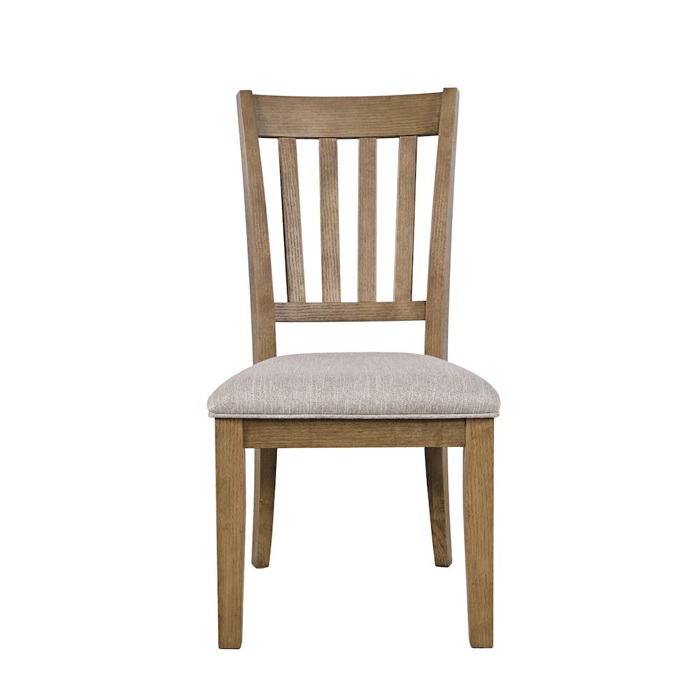 Brentwood Modern Transitional Slatback Dining Chair - Set of 2. Picture 1